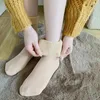 Women Socks Style Thickened Plush Cold Proof Comfortable Household For In Autumn And Winter