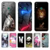 För Huawei Y8s Case 6.5 "Mjuk kisel TPU-telefon Y8S JKM-LX1 LX2 LX3 Back Cover Huaweiy8s stötfångare svart TPU-fall