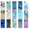 För Samsung Galaxy A20S Case Silicon Soft TPU Back Telefon Cover A20S A207 SM-A207F MARBLE SNOW FLAGE Vinter jul