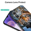 Per OPPO Reno 7z 5G Custodia Cover posteriore in silicone per telefono Oppo Reno7z Black Tpu Lion Wolf Tiger Dragon