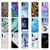 Dla Huawei Nova 4 4e Case Silicon Soft TPU tylna okładka telefoniczna na Nova4 Nova4e Coque Worka zderzaka Marble Snow Snow Flake Zimowe Boże Narodzenie