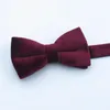 Bow Ties Bowtie Erkekler Marka Velvet Dokuma Dokuma Düz Renkli İş Takımları Tie Butterfly gelinlik erkekleri resmi