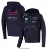 Wnay Herren Hoodies F1 Redbulls Hoodie Formel 1 Racing Fans Motorsport Zip Up Jacke Herbst Winter Übergroßes Sweatshirt Lässiger Mantel Übergröße