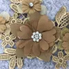 Bow Ties Embroidered Collar For Womens 3D Flower Lace DIY Shirt Detachable Patches Collars Craft Application Fabric Sewing