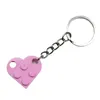 Keychains Acrylic Puzzles Heart Building Block For Friendship Separable Educational Blocks Figures Brick Key Ring Gift