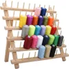 Couture Notions Outils Maison 60 Bobine En Bois Fil Rack Et Organisateur Étagère En Bois Massif Pliant De Stockage Pour Quilting Broderie291u