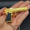 Desert Eagle série completa liga modelo arma chaveiro brinquedos 1:3 metal mini arma chaveiro modelo destacável pistola montável presentes para namorado crianças s2224