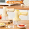 2in1 Multifunktion Matlagning ELECTIRC Food Processor Rechargable Handheld Cordless Whisk Egg Beater Cake Baking Cream Mixer Milk Frother med Two Star Bar 250m