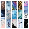 For Samsung Galaxy A7 2018 Case Silicon Soft Cover A750 A750F 6.0 Inch Marble Snow Flake Winter Christmas