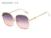 Okulary przeciwsłoneczne kobiety luksusowe okulary przeciwsłoneczne dla damskiej mody kobiety okulary przeciwsłoneczne UV 400 Trendy Ladies Outdoor Sunglass Oversied Metal Rame Projektant okulary przeciwsłoneczne 0K2D00