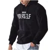 Mannen Truien Hooded Teddy Fleece Jas Mannen Brief Lente Winter Sweatshirt Mannelijke Fluwelen 2023 Top Plus Big Size 5XL Kleding