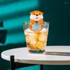 Moules de cuisson Panda glace moules fabricant moule réutilisable 3D Silicone étanche pour whisky Bourbon Cocktails café Soda boissons amusantes