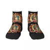 Calcetines de hombre Ave Maria Dress Hombres Mujeres Cálido Divertido Novedad Católico Jesús Crew