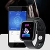 Y68 D20 Smartwatch Fitness Armband Blodtryck Hjärtfrekvensmonitor Pedometer Cardio Armband Män Kvinnor Smart Watch for iOS Android