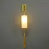 Wandleuchte, moderne LED-Lampen, chinesische Kupferfarbe, Lichter, minimalistisches Designer-Modell, Raum, klassische Wandleuchte, Wohnzimmer, El-Dekor