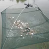 Accessori per la pesca 60CM Rete da pesca pieghevole Pesce Gamberetti Minnow Granchio Esche Cast Mesh Trap Dip Lift Net Lifting Catching Nylon Fish Net Catch Crab 230715