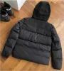 Man Jacket Down Parkas 코트 버지 슬리브 디자이너 윈드 브레이커 푹신한 재킷 코트 S-4XL