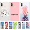 Pour Xiaomi MI A2 LITE étui peint silicone souple Tpu coques de téléphone arrière couverture Xiomi Protection complète Coque pare-chocs