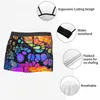 Underpants 3D Three Dimensional Abstract Yellow K Orange Breathbale Panties Male Underwear Print Shorts Boxer Briefs