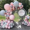 98cm Balon Tutucu Plastik Balon Aksesuarları Doğum Günü Düğün Balon Tutucu Balon Kemeri Kemer Çember Çember Sütun Taban Y0107254U