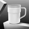 マグカップ自動攪拌マグステンレススチールサーマルカップ磁気加熱コーヒーミルクミキシングバッテリーは不要