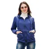 Damenjacken 2023 Leichter Kapuzenmantel Outdoor-Regenmantel Kurze Windjacke Cardigan-Jacke