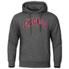 Chicago Basketball Uniform Street Printed Hoodie Men Personlighet Löst klädficka Pullover Hooded Soft bekväm
