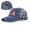 Ball Caps 4 штуки USA Flag Hat Американская бейсболка тактическая вымытая расстроенные шляпы для мужчин.