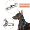 Colliers pour chiens lourd P chaîne collier étrangleur résistant aux intempéries métal glissement tour de cou d'entraînement pour petits moyens grands chiens fournitures pour animaux de compagnie