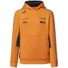 남자 후드 MCL 2023 팀 후드 스웨트 셔츠 F1 포뮬러 원 레이싱 라이딩 모토 유니폼 야외 S-6XL