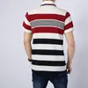 Herren Polos Baumwolle Poloshirt Sommer Männer Gestreifte Hemden Casual Kurzarm T Shirts Mode Slim Fit Business Tops 230715