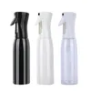 Бутылки для хранения 3pcs/set Black Hairdressing Spray Bottle 500 мл непрерывный тонкий туман. Автоматический опрыскиватель для волос