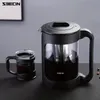 1pc, cafetera de hielo en frío, cafetera resistente a altas temperaturas, tetera de gran capacidad para el hogar con filtro de malla para refrigerador, cafetera