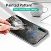 Huawei Y7p P4 Lite E CASE BACK COVER COVER PHONE Y7 P ART-L28バンパー6.39 "ブラックTPUケースライオンウルフタイガードラゴン