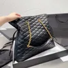 Ybag Einkaufstaschen Designer Draw String Damen Luxhurtote Quadrat Handtasche einfache großzügige Hochledertaschen Handtaschen Frauen 230715