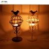 Candle Holders Metal Bird Cage Wedding Holder Lantern Morocco Vintage Small Lanterns For Candles Decorative Cages Moroccan Lamp 026