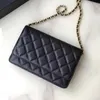 10A quality caviar sheepskin leather mini bags women plaid handbag cross body tote clutch shoulder bag purse luxurys designers bags wallet Card Holders