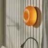 Wall Lamp Modern Simple Donut Led Bauhaus Retro Living Room Tv Bedroom Bedside Atmosphere Girl Light
