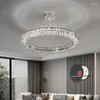 Kroonluchters Luxe Led Kristallen Kroonluchter K9 Goud Chroom Verlichting Woonkamer Helder Lustres Armaturen