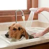 Handheld Splash Shower Tub Sink Faucet Attachment Washing Sprinkler Head Kit Pet Spray Hose Bath Accessory Set264P