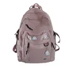 Borse da scuola Fashion Big Student Zaino Badge Zaino Borsa da ragazza ad alta capacità Donna Donna Carino Viaggio di piacere Mochila