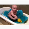 Nouveau-né bébé baignoire pliable fleur floraison baignoire anti-dérapant bébé douche bébé floraison évier coussin de bain peau tapis de bain tapis 201186J