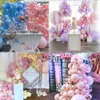 127pcs blanc bleu marine ballons guirlande confettis métallisé or pastel ballons en latex bébé douche anniversaire remise des diplômes fête décor 1283V