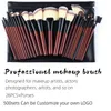 Professionelles Make-up-Pinsel-Set, 26-teiliges Augenpinsel-Set mit Kosmetiktasche, Lidschatten-Misch-Make-up-Pinsel für Beauty-Tools-Set