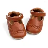 Första Walkers Baywell Babyskor Infarten Girl Läder gummi ensam antislipning småbarn spjälsäng född prinsessa sko