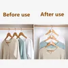 Hangers 1/5 Pcs Hanger Haken Antislip Kast Haak Thuis Kleding Opslag Slaapkamers Ruimtebesparende Kast StorageTools