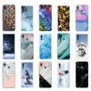 Dla Huawei P20 Lite 5.84 "Etui dla Huawei P20 Pro Pro Silicon Soft TPU Cover telefon Huawei Marble Snow Snow Zimowe Boże Narodzenie