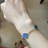 5 Motif Bracelet-Designer-Jewelryチェーンジュエリーブレスレット高級ブレスレットチャームチェーンブレスレット女性ブレスレットカップ