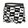 Underpants Custom Greyhound 개 속옷 남성 숨을 쉴 수있는 영어 모임 Shighthound Whippet Boxer Briefs 반바지 남성을위한 부드러운 팬티