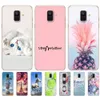 För Samsung Galaxy A6 2018 Case Dual SIM SM A600 A600F Silicon Soft TPU Back Phone Cover för Samsung Plus A605 A605F